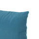 GDF Studio Kaffe Indoor Water Resistant Rectangular Throw Pillow, Teal, Set of 2