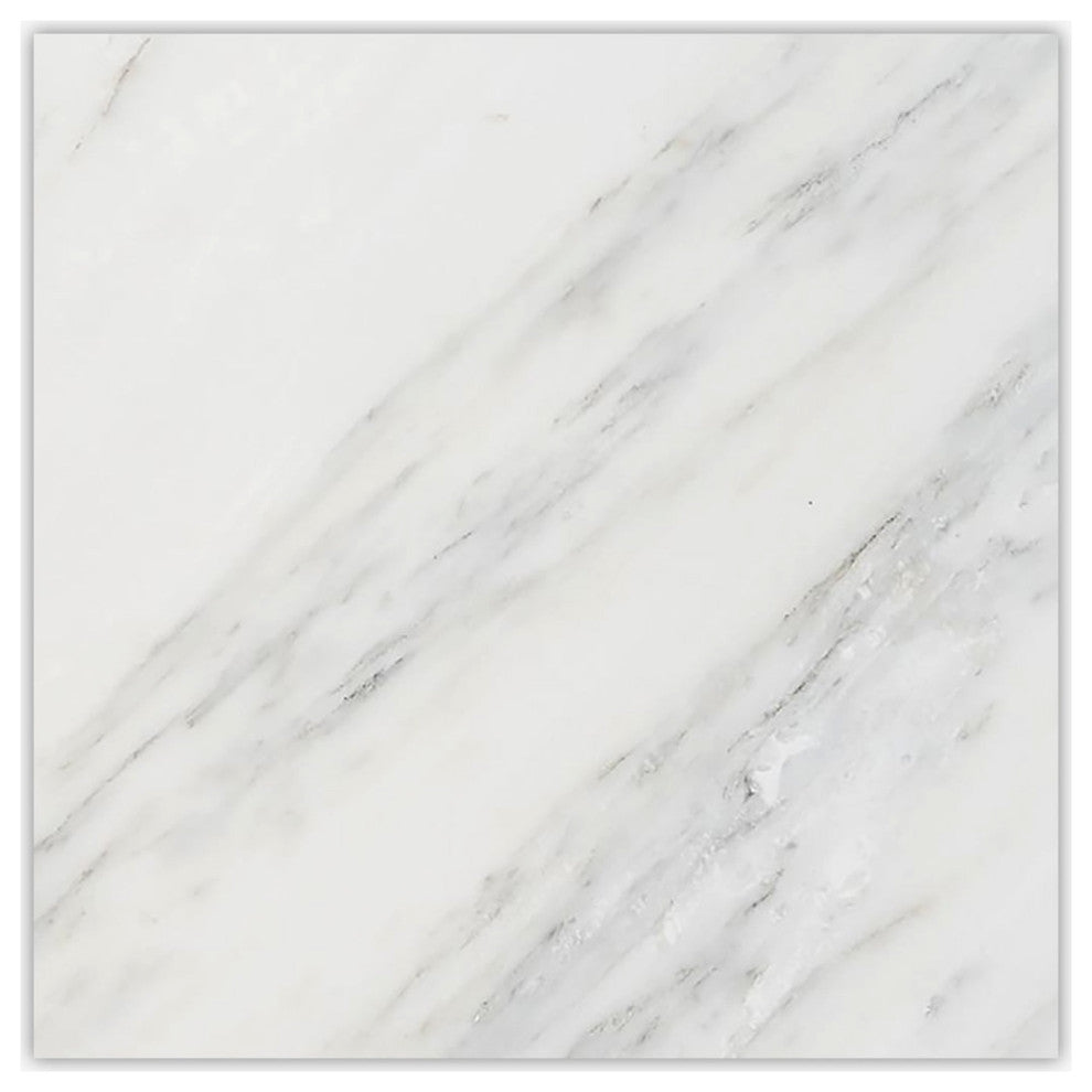 Asian Statuary Honed 12x12 Micro Beveled Marble Tile