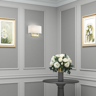 Livex Lighting Wall Sconces 2-Light Satin Brass Medium Sconce