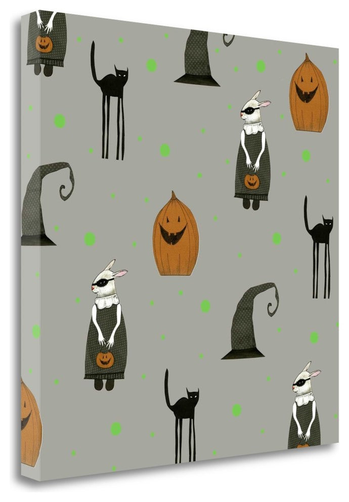 "Halloween Pattern" By Sarah Ogren, Giclee Print on Gallery Wrap Canvas