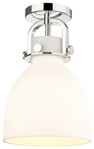 Innovations Newton Bell 1 8" Flush Mount Polished Nickel