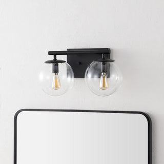 Safavieh Severa 2Lt 14" Wall Sconce, Black