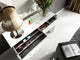 T17 Bedroom Make-up Vanity 55", Glossy Finish