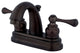 Kingston Brass 4" Centerset Bathroom Faucet, Oil Rubbed Bronze