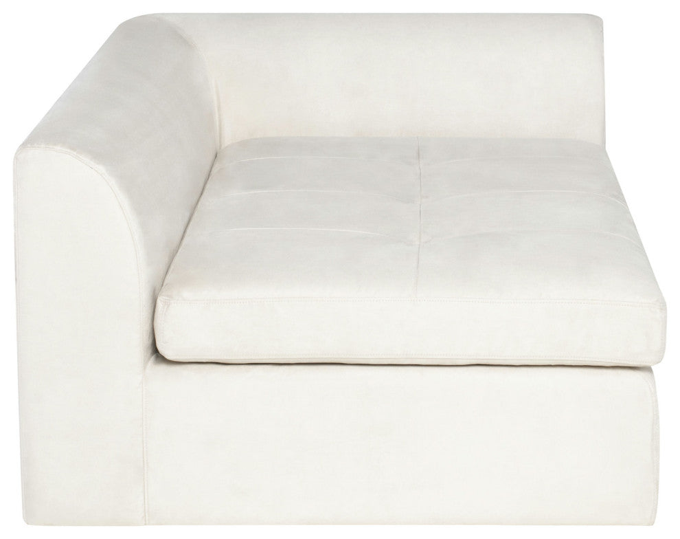 Lola Champagne Microsuede Fabric Modular Sofa, HGSN315