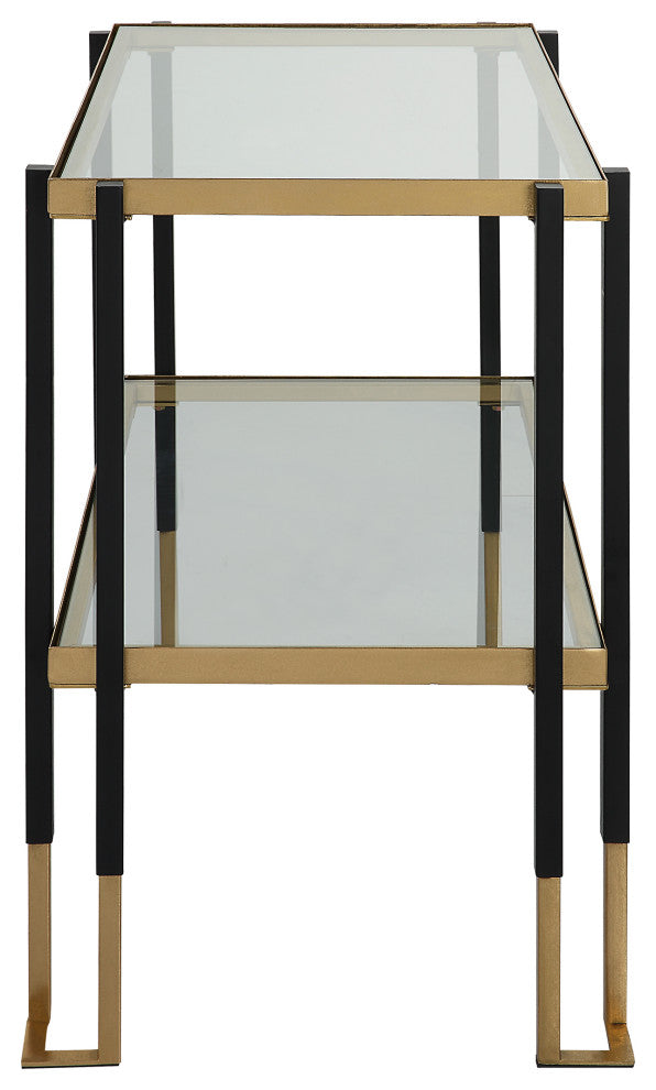 Uttermost Kentmore Glass Side table