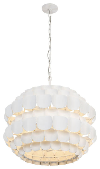 Swoon 6-Lt Pendant - Matte White