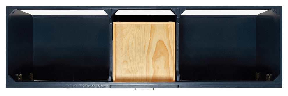 Ariel Hamlet 72" Double Rectangle Sink Bathroom Vanity, Carrara Quartz