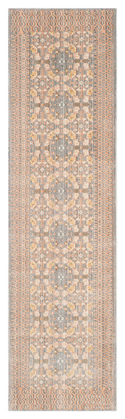 Safavieh Valencia Val210F Rug, Light Grey/Multi, 2'3"x8'0" Runner