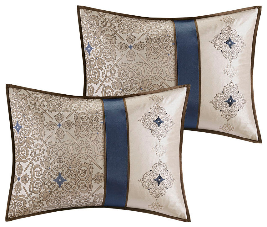 Madison Park Essentials Delaney 24 Piece Room In a Bag in Navy