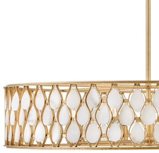 Fredrick Ramond Estie Large Chandelier, Piastra Gold