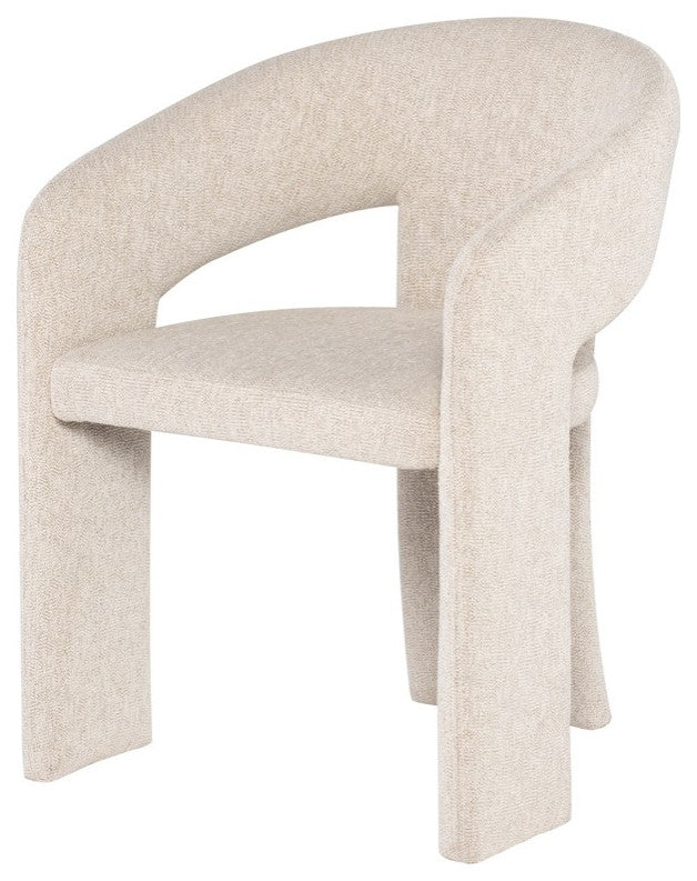 Anise Shell Fabric Dining Chair