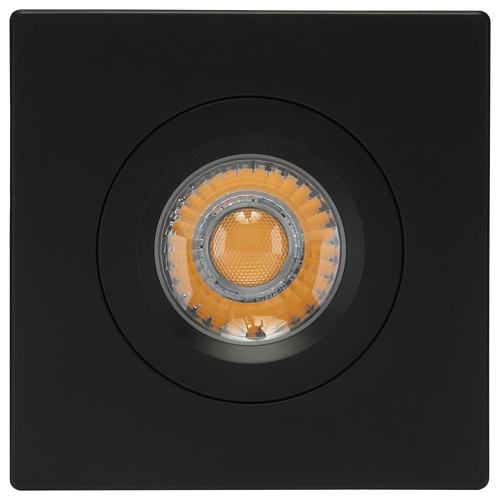 12 Watt LED Downlight - Gimbaled - 4 in. - 120 Volt - Square - Remote Driver
