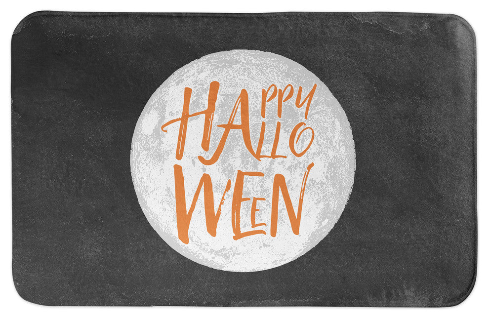 Happy Halloween Full Moon 34"x21" Bath Mat