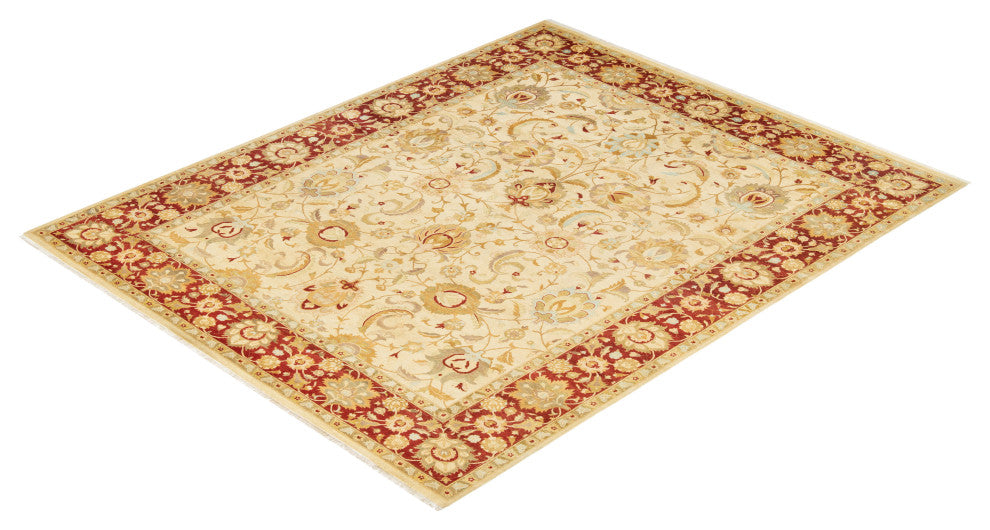 Mogul, One-of-a-Kind Hand-Knotted Area Rug Ivory, 8'4"x10'3"
