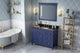 Chatham Traditional 48" Hale Blue Single Sink Vanity, Black Granite Vanity Top