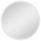 32x32" Round Frameless LED Illuminated Bathroom Mirror, Touch Button Defogger