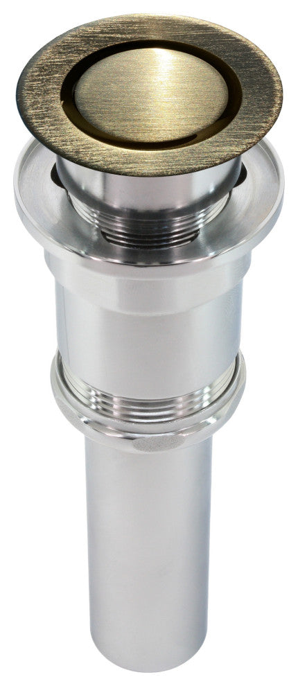 Patented Pop Down Drain, Pvd Brushed / Satin Brass