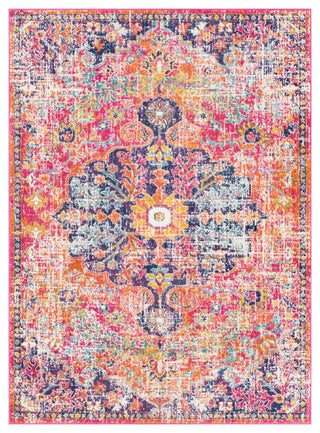 Harput Updated Traditional White, Saffron Area Rug, 2'x3'
