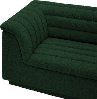 Cascade Upholstered Modular Sofa, Green, Boucle Fabric, Corner Sectional