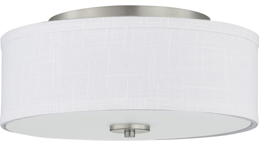 Inspire LED Collection 1-Light LED Flush Mount, Brushed Nickel