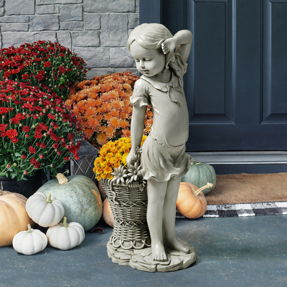 Francis the Flower Girl Statue