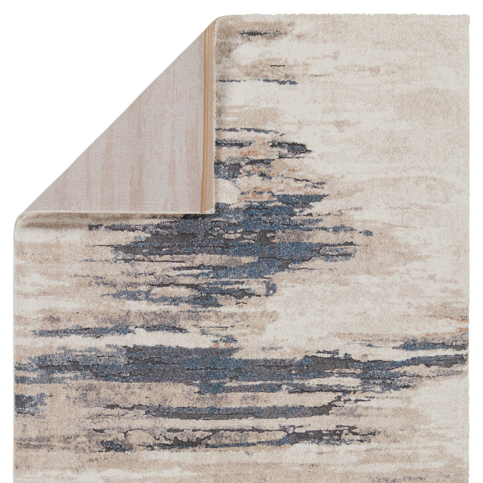 Jaipur Living Yushan Abstract White/ Blue Area Rug 8'X10'