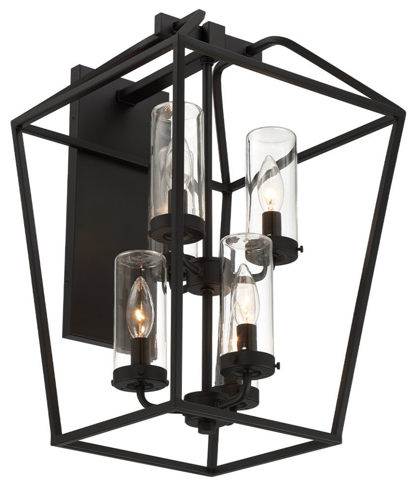 Bastille 6-Light Lantern, Black