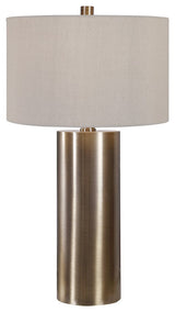 Uttermost Taria Brushed Brass Table Lamp, 26384-1