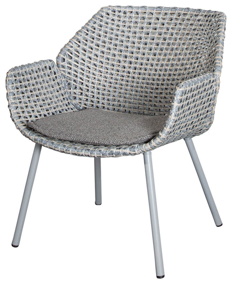 Cane-Line Vibe Lounge Chair/Highback Chair Cushion, 5407Yn115