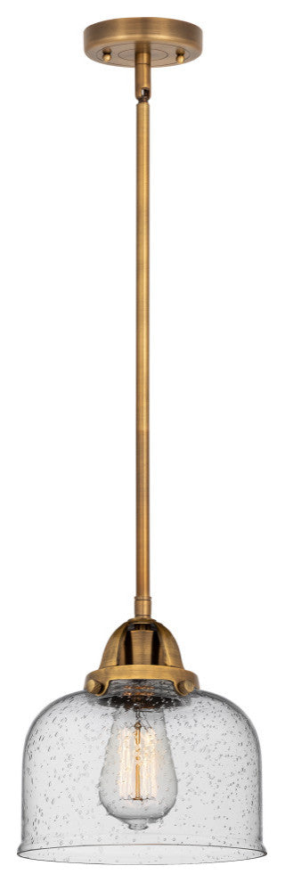 Large Bell Mini Pendant, Brushed Brass, Seedy, Seedy