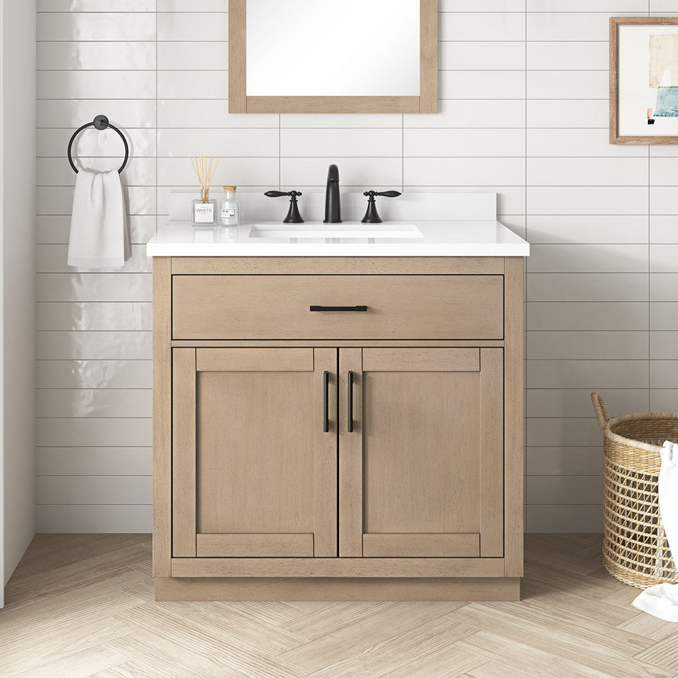 OVE Decors Bailey Vanity, Sahara Birch, 42"