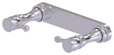 Traditional Style Rollerless Toilet Tissue Holder, Satin Chrome