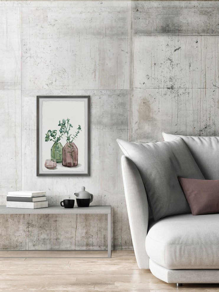 "Trendy Vase" Framed Painting Print, 24"x36"