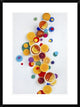 "Suprematic Teatime" Framed Digital Print by Dina Belenko, 24x32"