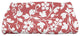 Evelyn, Floral Print Bath Towel, Red