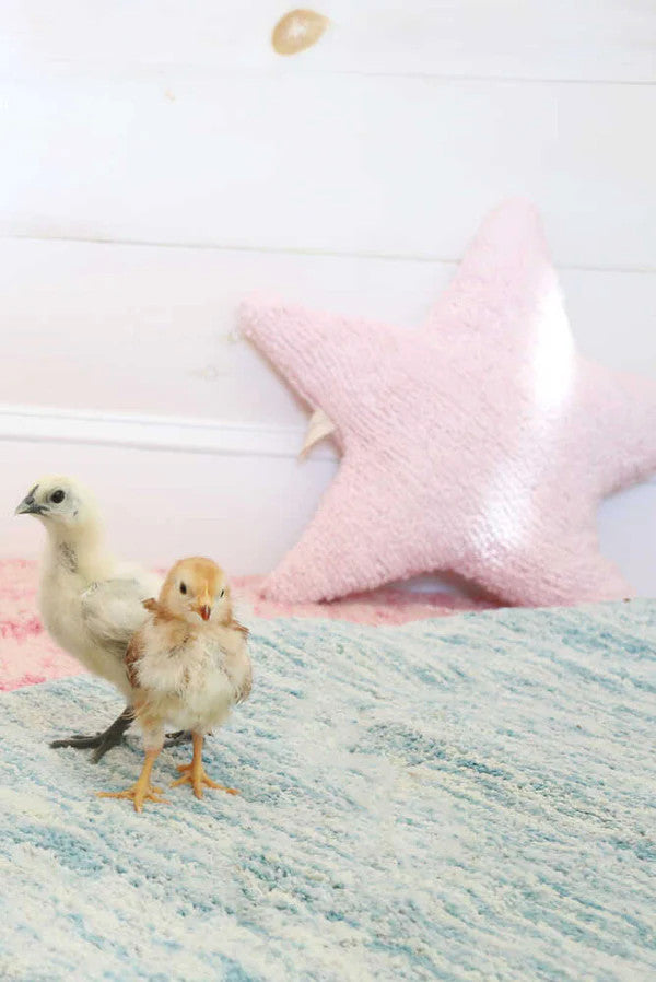 Star Cushion, Light Pink
