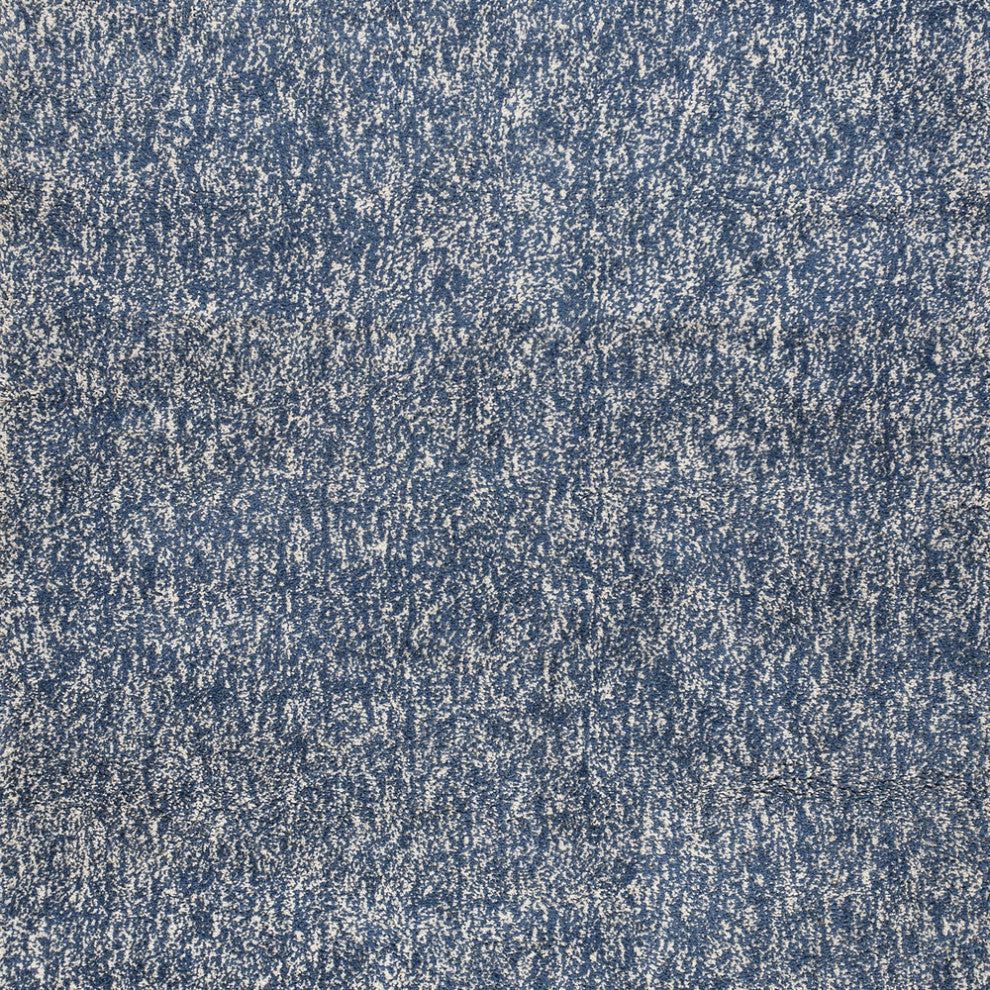 3'X5' Indigo Ivory Heather Indoor Shag Rug