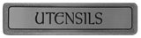 "Utensils" Pull Antique Pewter (Horizontal)