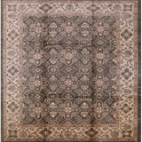 Ahgly Company Indoor Square Mid-Century Modern Area Rugs, 4' Square