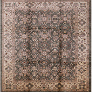 Ahgly Company Indoor Square Mid-Century Modern Area Rugs, 4' Square