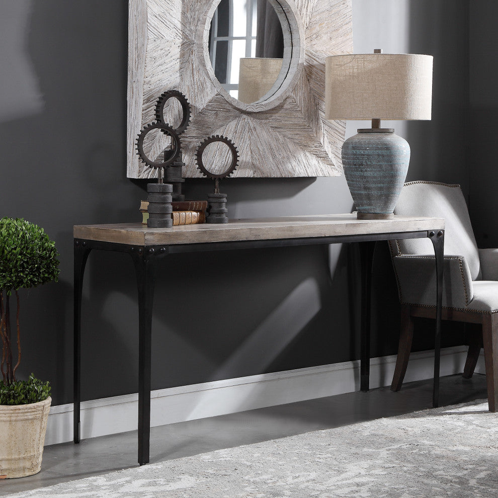 Uttermost Blaylock Industrial Console Table