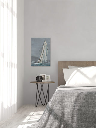 "White Sail" Painting Print on Wrapped Canvas, 20"x30"