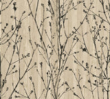 Borneo, Exotic Tropical Atmosphere Beige Wallpaper Roll,Nature Wall Decor