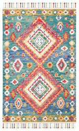 Safavieh Aspen Apn119Y  Rug, Green/Red, 7'0"x7'0" Round