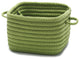 Colonial Mills Basket Simply Home Shelf Storage Bright Green Square