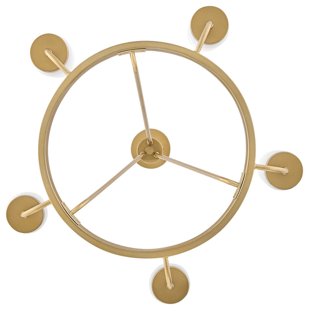 Lark Selma Chandelier, Gold, 24"