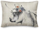 Charcoal Highland Floral Crown 14x20 Spun Poly Pillow