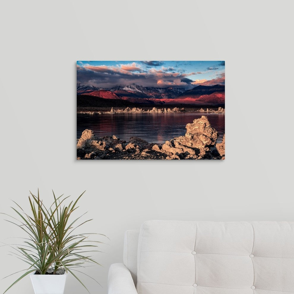 "Mono Lake Sunrise" Wrapped Canvas Art Print, 24"x16"x1.5"