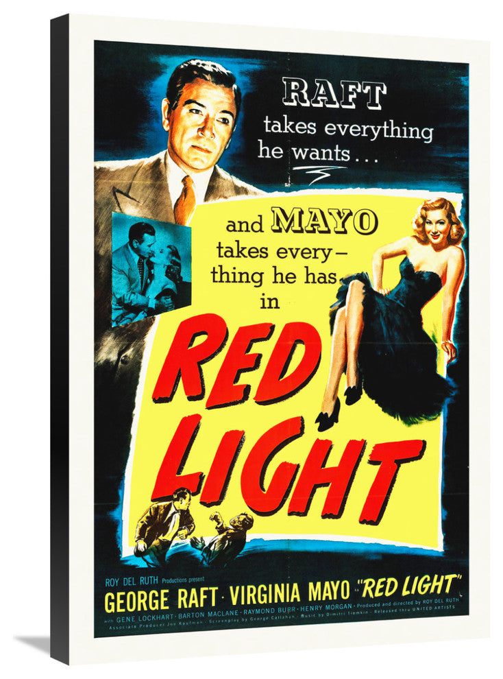 "Red Light" Stretched Canvas Giclee by Hollywood Photo Archive, 21x30"